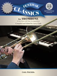 Festival Classics Trombone BK/CD-Rom, .MP3 files and piano .pdf cover